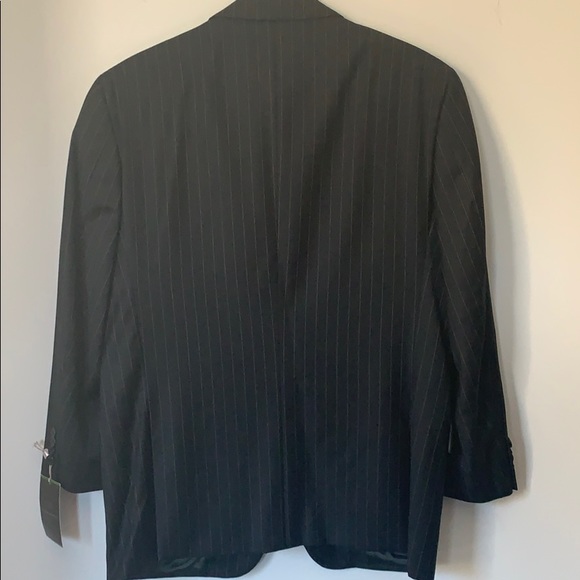 NWT!! Joseph Abboud black pinstripe suit coat 40S - Picture 7 of 8